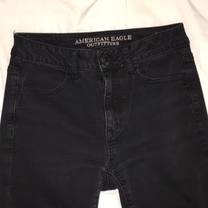 AE High Waisted Black Jeans